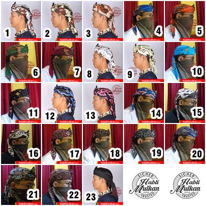 Iket Blangkon Sunda Jawa Cirebon - Bendo-Udeng-Totopong Sunda-Iket Kepala-Peci