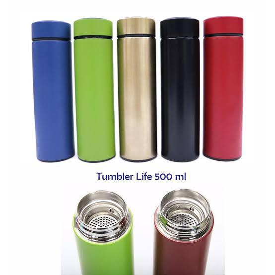 [ BISA COD ] Termos Life Polos 500ml Termos Botol Minum Stainless Steel Anti Karat tahan panas dan dingin