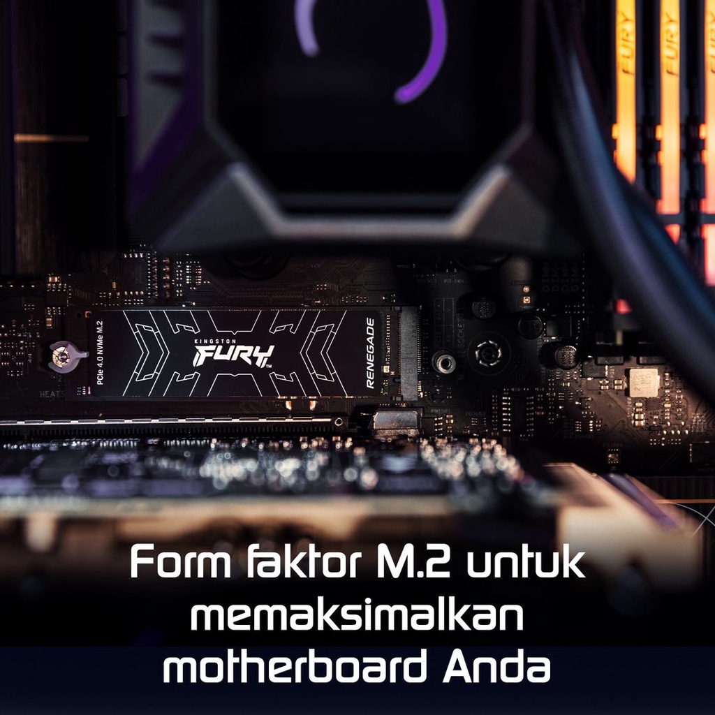 Kingston FURY Renegade Seri Ekstrem SSD NVMe PCIe 4.0 (SFYRD/2000G)