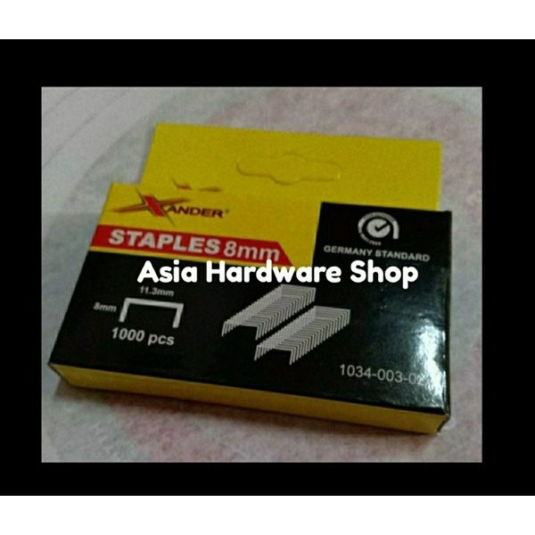 

Hemat Refill Isi Staples Stapler Gun Tembak Jok Refill 8Mm Ukuran 4 14 Mm Sale!!!