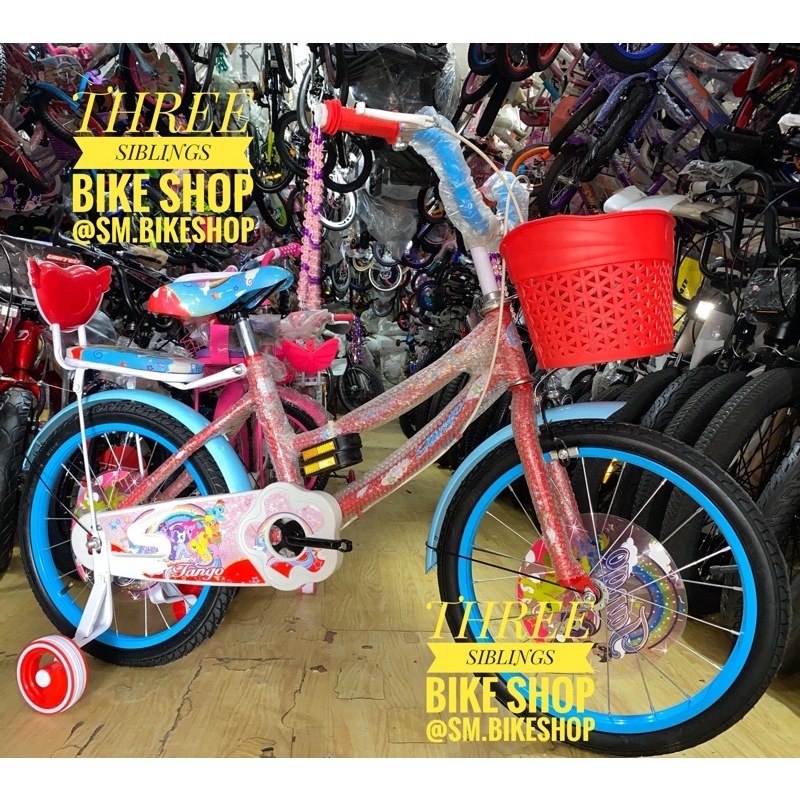 SEPEDA MINI ANAK PEREMPUAN TANGO UNICORN KUDA PONI 18 INCH