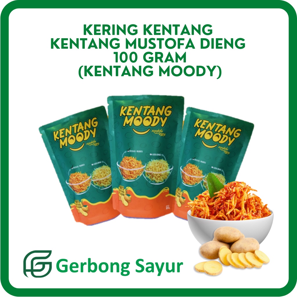 

Kentang Kering / Kentang Mustofa Dieng (Moody) Asli Dieng 100 gr