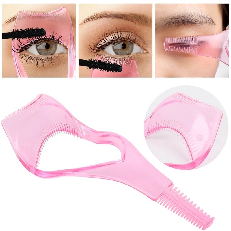 3 In 1 Sisir Panduan Aplikator Maskara Bulu Mata