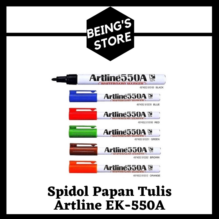 

SPIDOL PAPAN TULIS WHITEBOARD MARKER ARTLINE EK-550A