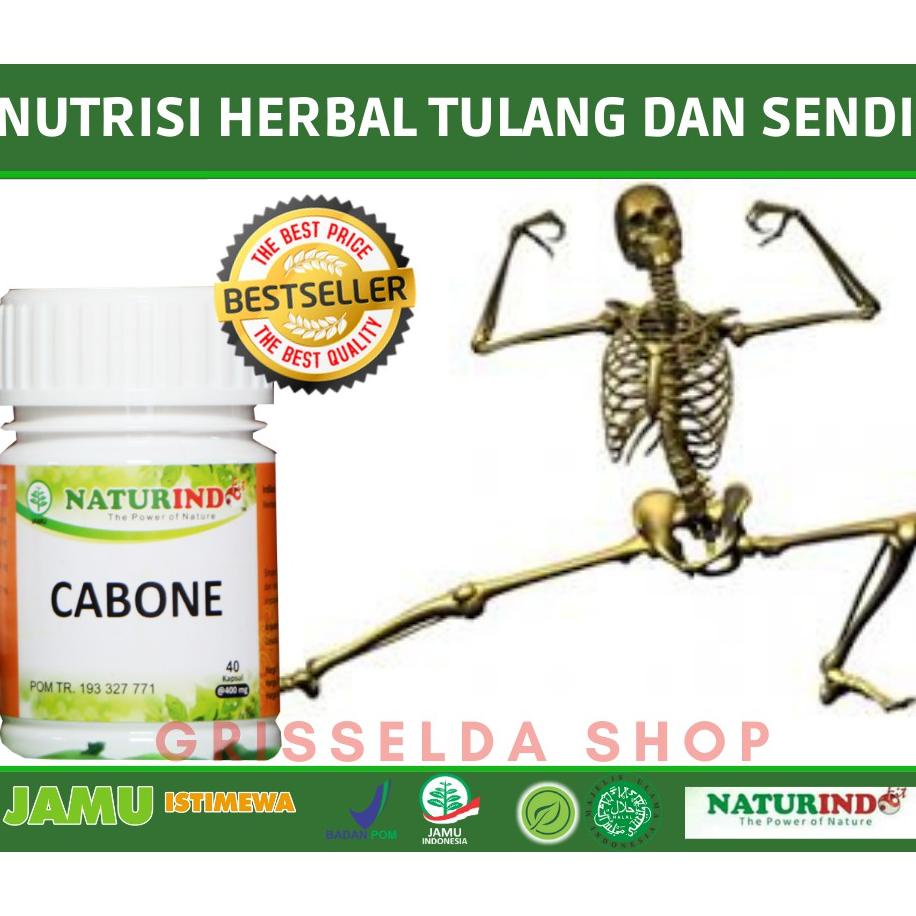 Naturindo Obat Herbal Sakit Gigi Berlubang Nutrisi Tulang Keropos Osteoporosis Peninggi Badan Cabone