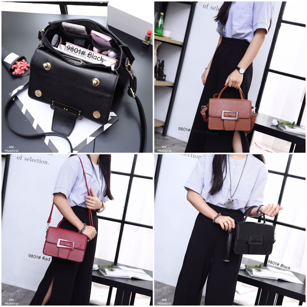 ZARA Basic Calya 9801 VAL TAS SLEMPANG WANITA TAS IMPORT HAND BAG WANITA SLING BAG BATAM TAS MURAH