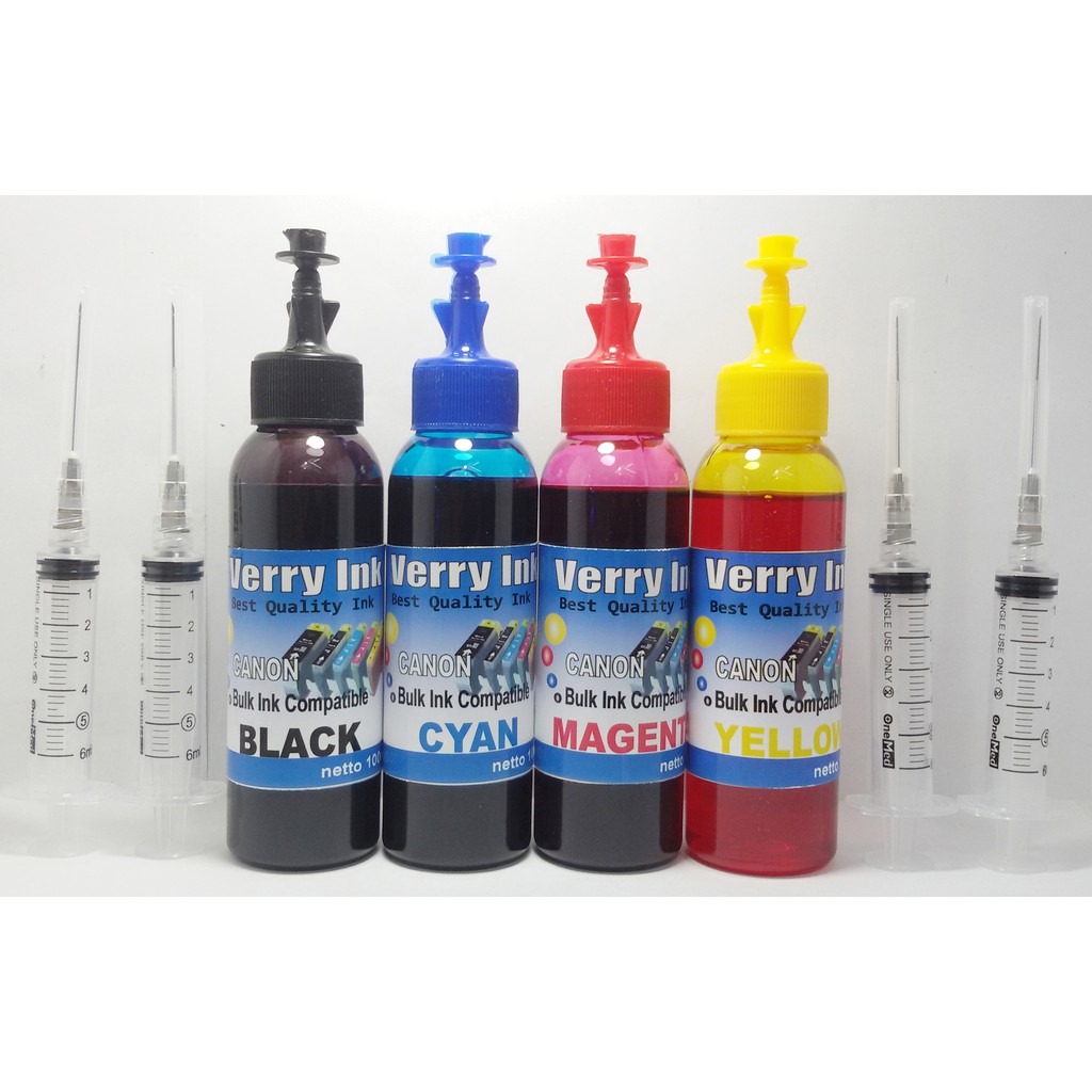 Tinta Isi Ulang Canon Verry Ink 100ml IP2270 MP258 MP237 MP287 G1000 G2000 G3000