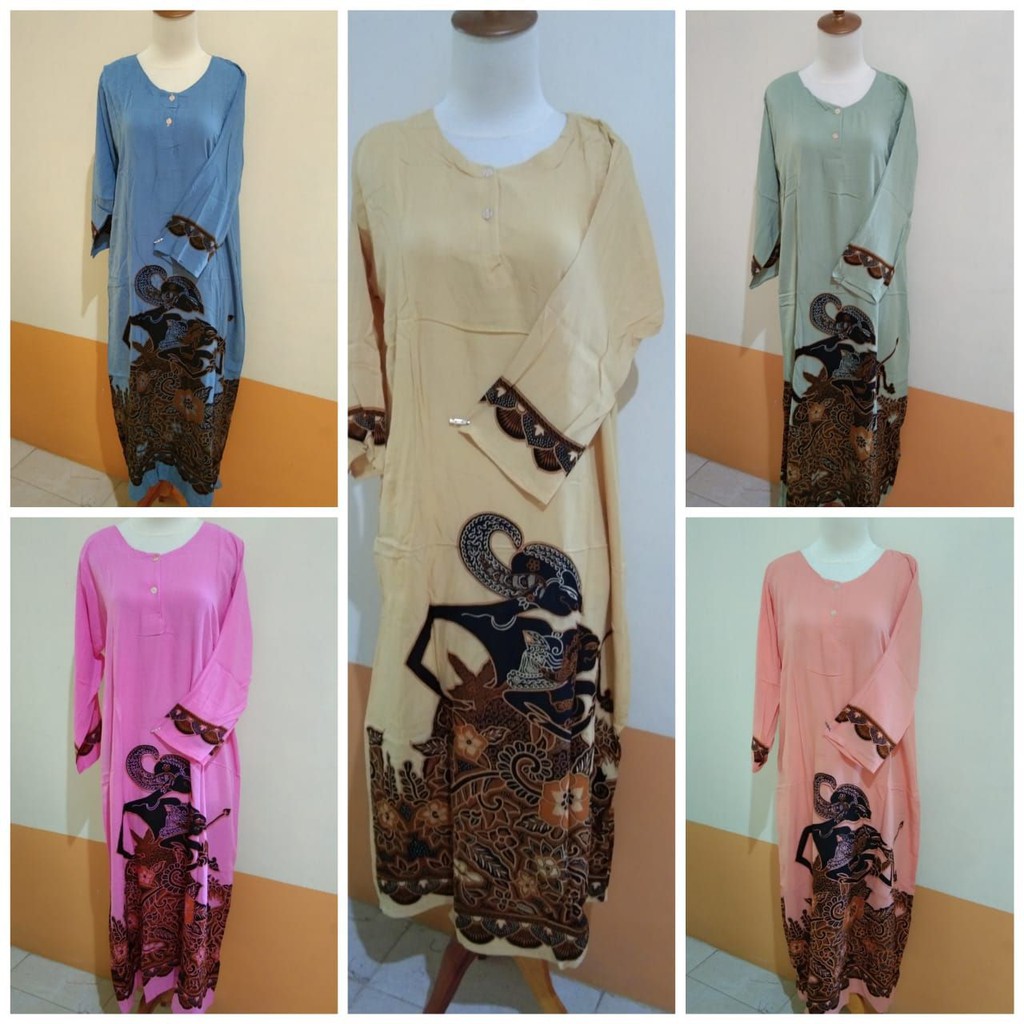 FIX DASTER WAYANG | DASTER SOLO | LENGAN PANJANG | LD 110/ PB 130