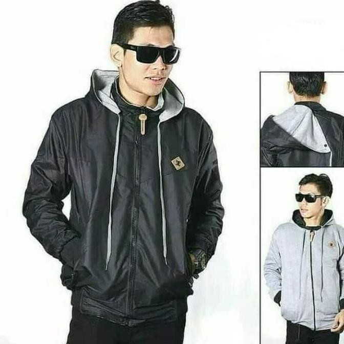 JAKET COWOK Jaket pria bolak balik,Jaket bolak balik dc