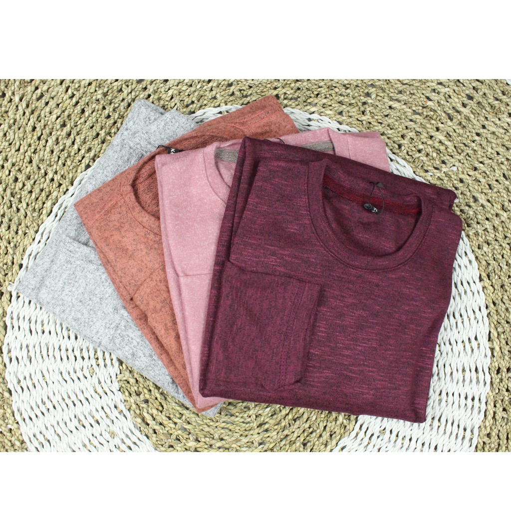 Download KAOS POLOS RAJUT KNIT fit XL | Shopee Indonesia