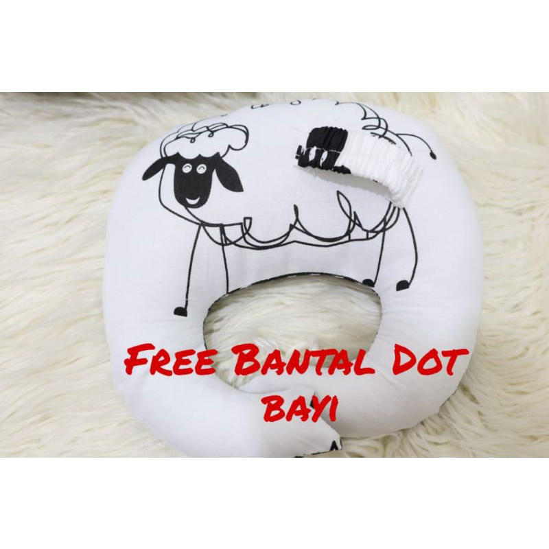 sofa bayi sabuk pengaman / baby launcer free bantal dan tas mika bahan katun jepang terlaris