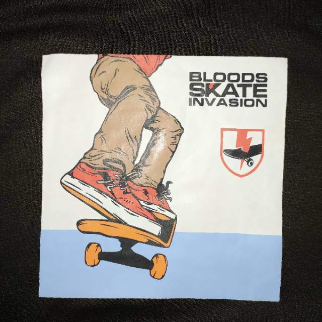 HOODIE BLOODS SKATE BLACK