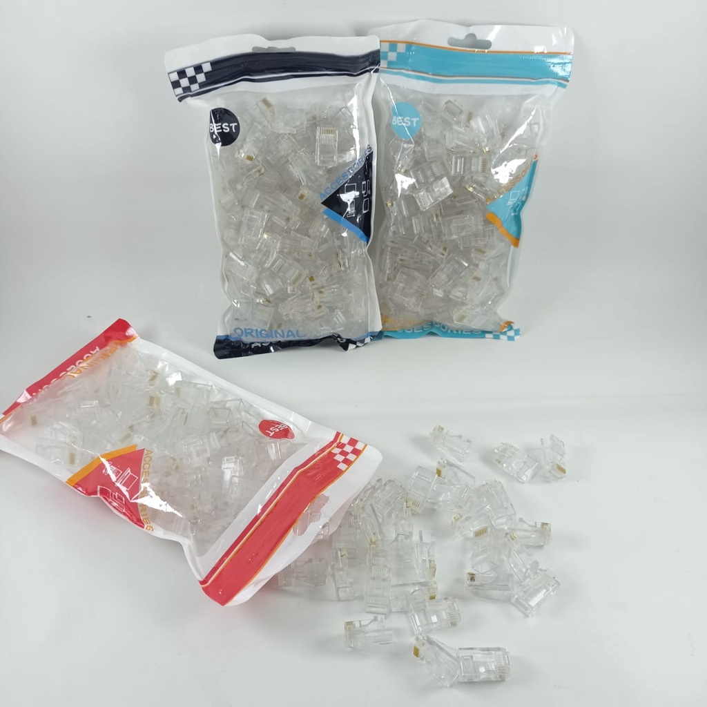 CONNECTOR RJ45 100PCS