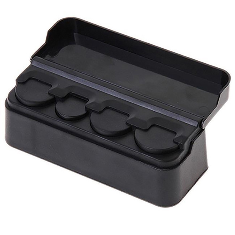 Tempat Koin Plastik Mobil Portable Ganti Storage Box Case Celengan Organizer Car Interior Coin Pocket Cases Holder