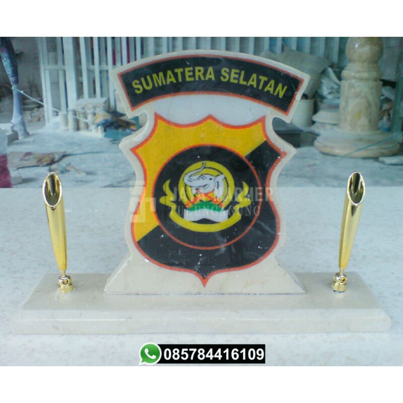 

Vandel Custom Logo + 2 Tempat Pulpen Marmer