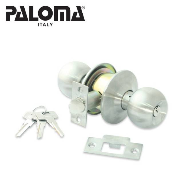 KUNCI KAMAR MANDI BULAT PALOMA CKP 212 ET  KUNCI BULAT TOILET WC CYLINDRICAL KNOB