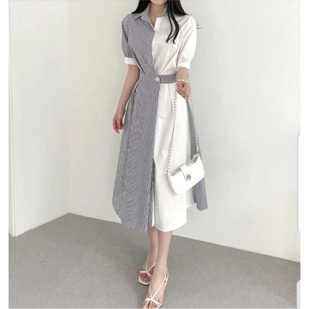 FWG - DRESS SAMI SALUR / DRESS FLOW / FASHION WANITA / LONGDRESS / DRESS KONDANGAN / DRESS WANITA