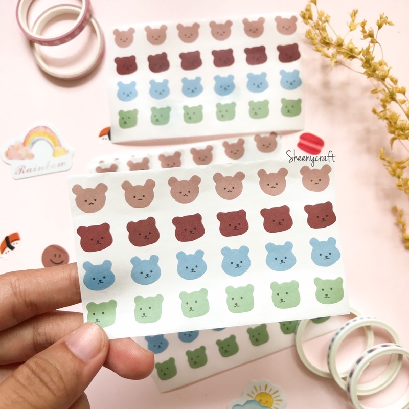 

Sticker Deco Animal Kiss Cutting untuk Jurnal / Stiker Deco Animal