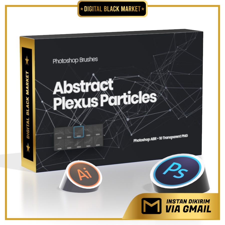 Abstract Plexus Particles - Photoshop Brushes