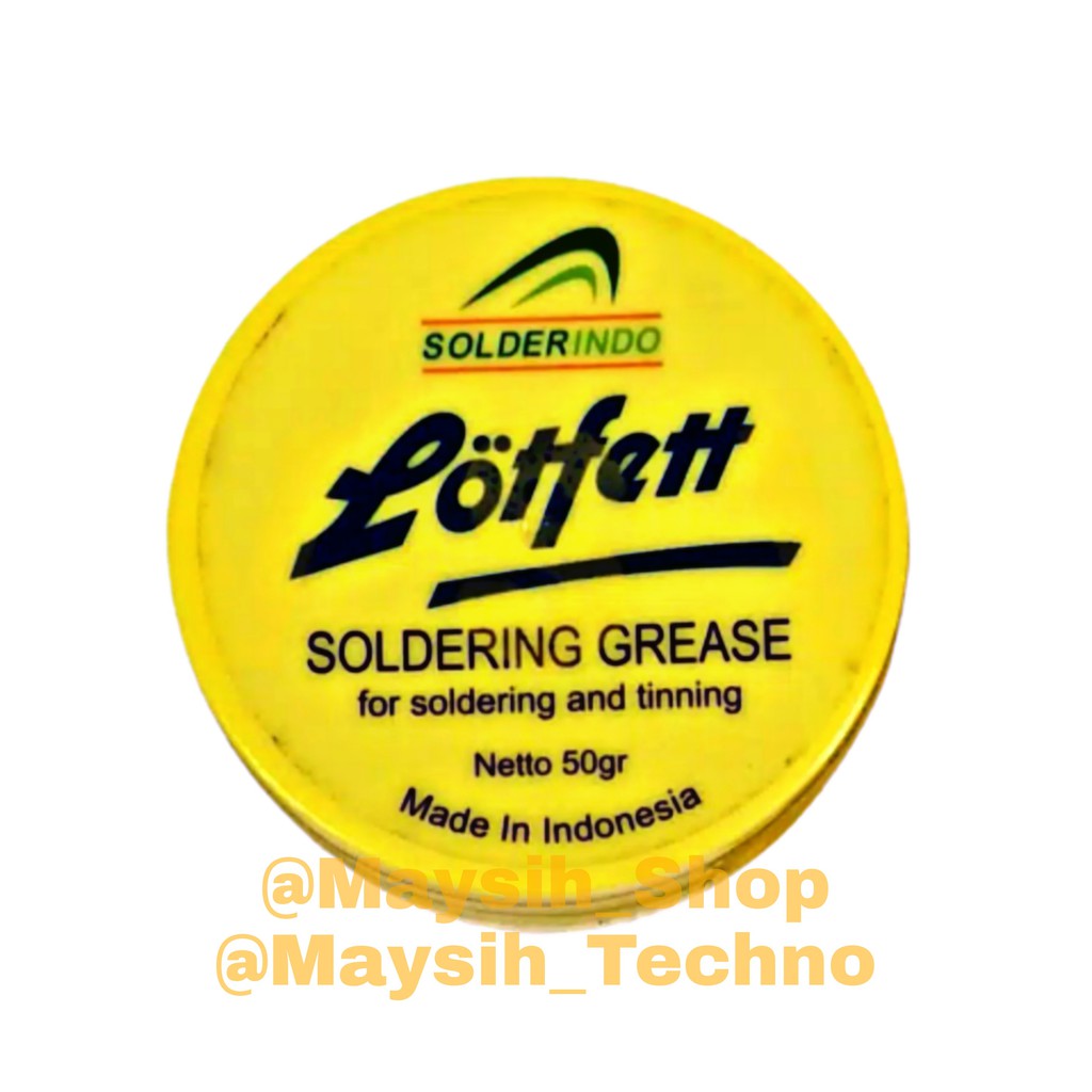 Lotfett 50 gram / Pasta solder / Minyak solder / Soldering grease / Lotfett solder