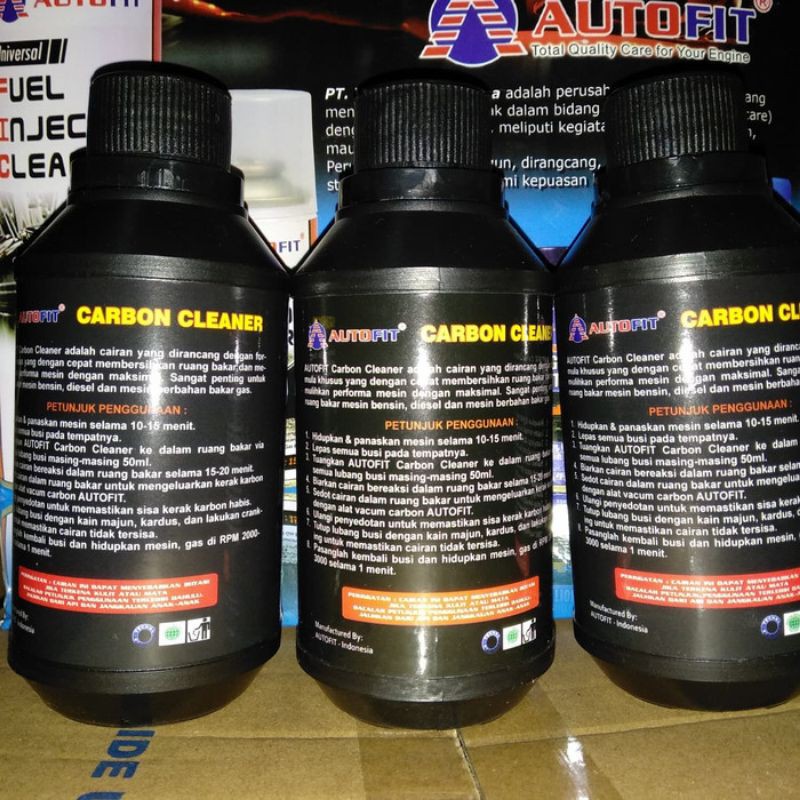 CARBON CLEANER 300 ML AUTOFIT cairan pembersih kerak karbon pada busi dan piston ruang bakar