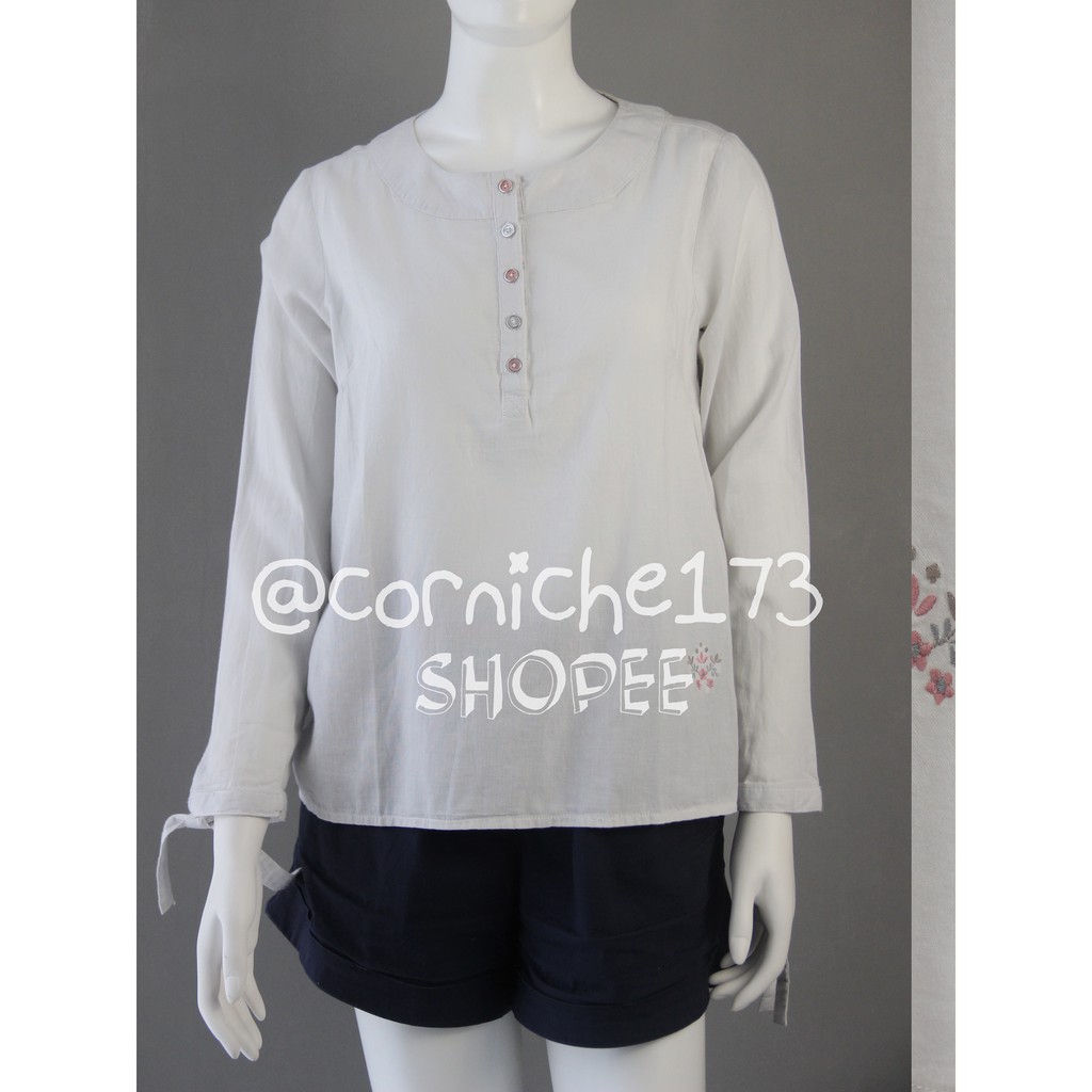 Corniche Nino Blouse Cream - TH231059