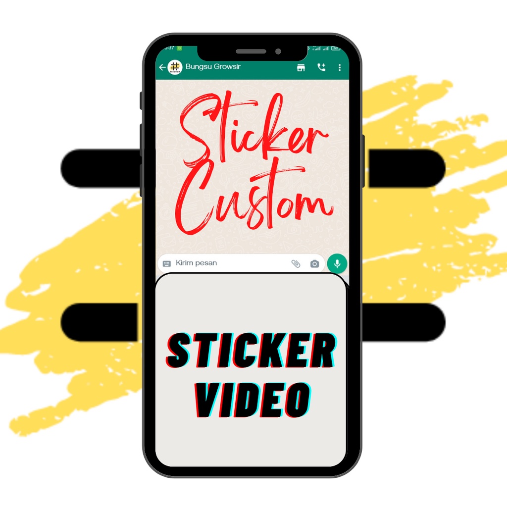 Sticker Whatsapp Custom Video