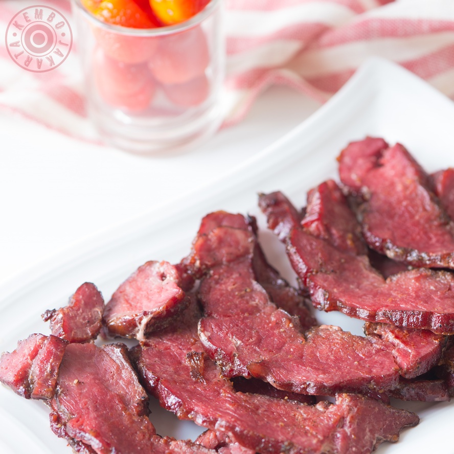 

Sei Sapi Frozen Daging Asap Kembo TANPA LEMAK 200 Gr + Sambal 50 Gr