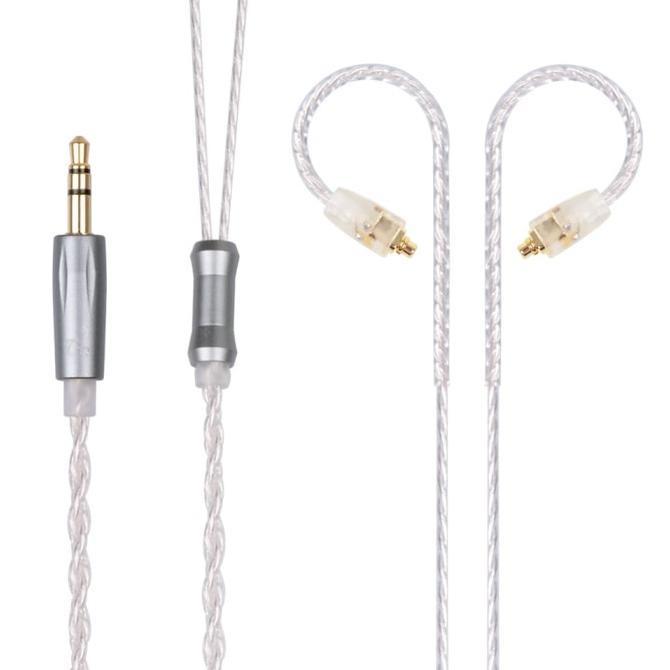 Trn - Silver Cable - Mmcx And 2 Pin 0.75Mm Termurah