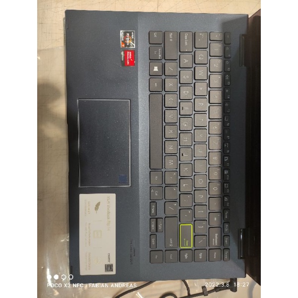 Laptop Asus Vivobook Flip TM420UA 2in1 Touch Ryzen 5 Ryzen 7 5500 5700U RAM 16GB 8GB 256GB 512GB 1TB SSD 14 FHD TOUCH Win10-5