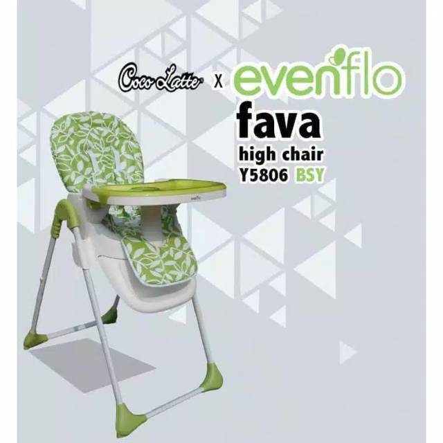 HIGH CHAIR COCOLATTE EVENFLO FAVA / KURSI MAKAN EVENFLO