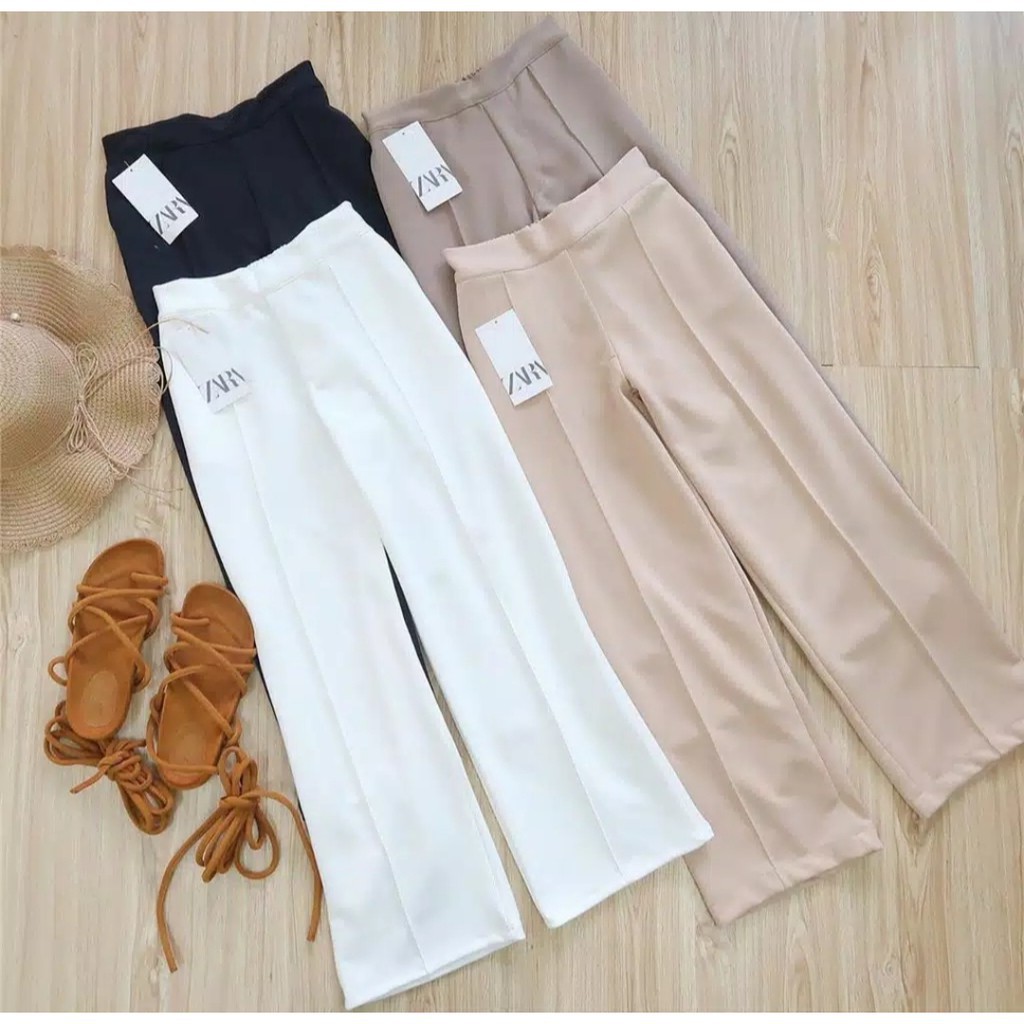 (COD) KULOT SCUBA JUMBO CUBIT PREMIUM / CELANA PANJANG KULOT WANITA/JUMBO OOTD CELANA KULOT SCUBA