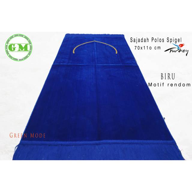 Sajadah turkey sajadah polos motif random perlengkapan shalat by green mode