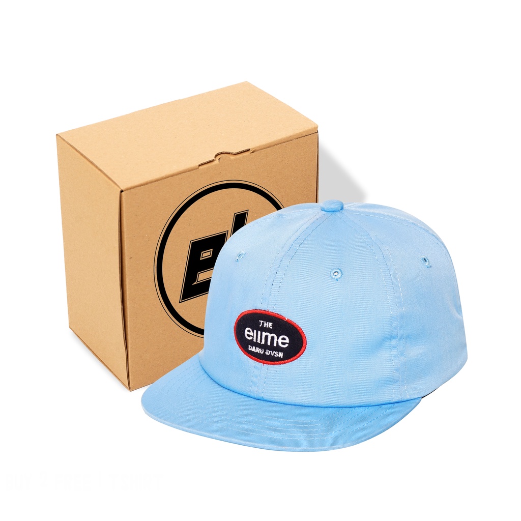 Topi Snapback 6panel Ellmecaps Csdr017 Biru