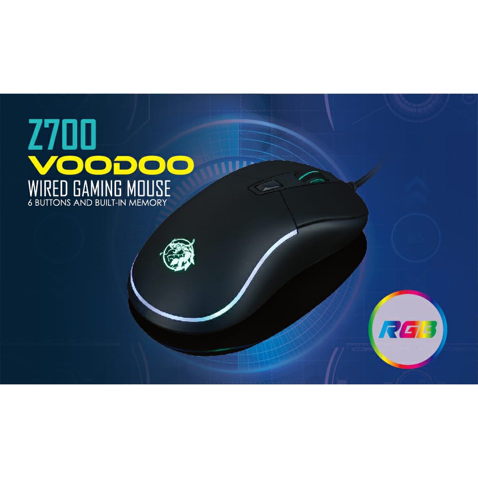 MOUSE IMPERION Z700 VOODOO - Wired Gaming Mouse RGB