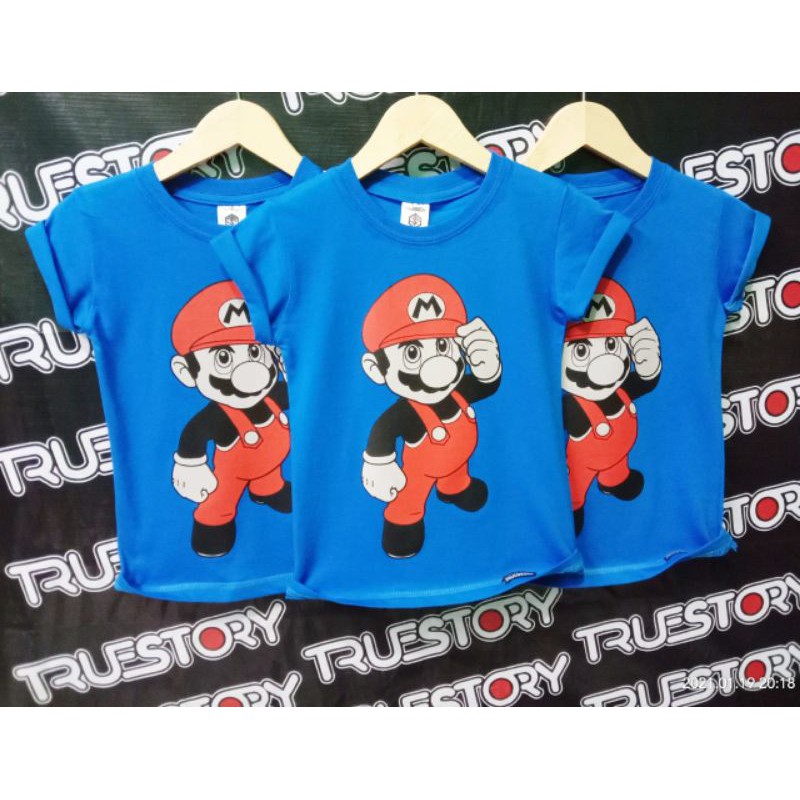 kaos anak distro TRUESTORY ORI usia 2th Samapi 8th