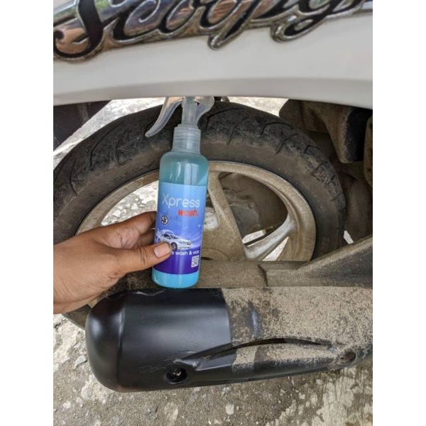 Waterless Wash and Wax / Cuci Sepeda tanpa air / Xpress Wash 250ml / Pembersih Sepeda / Motor Mobil