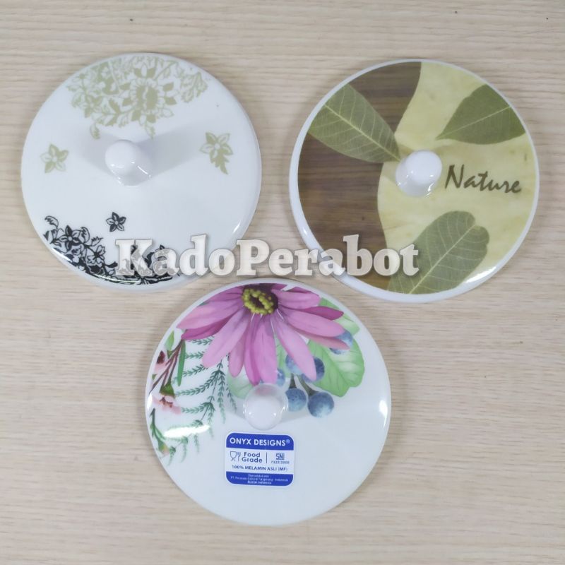 tutup gelas onyx 8012 - tutup gelas melamin onyx - tutup gelas motif