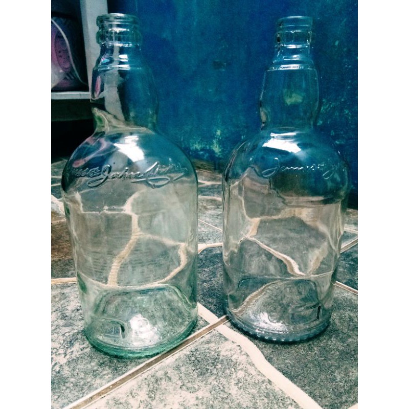 Botol unik untuk pelihara ikan cupang / Botol koleksi / Vas kaca unik