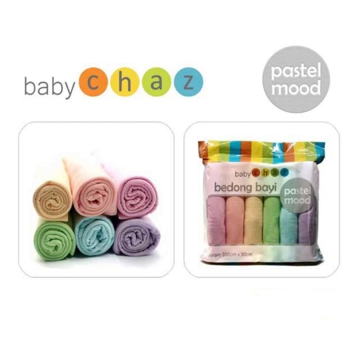 BABY CHAZ BEDONG PASTEL MOOD ISI 6 PCS / WARNA RANDOM