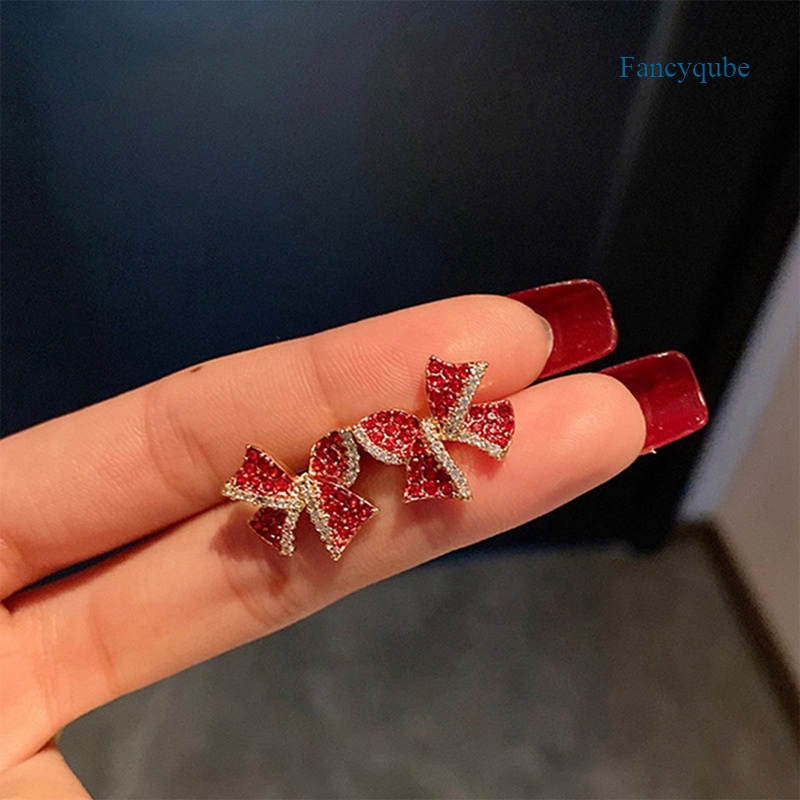 Fancyqube Anting Desain Kupu-Kupu Bahan Zirkon Untuk Wanita