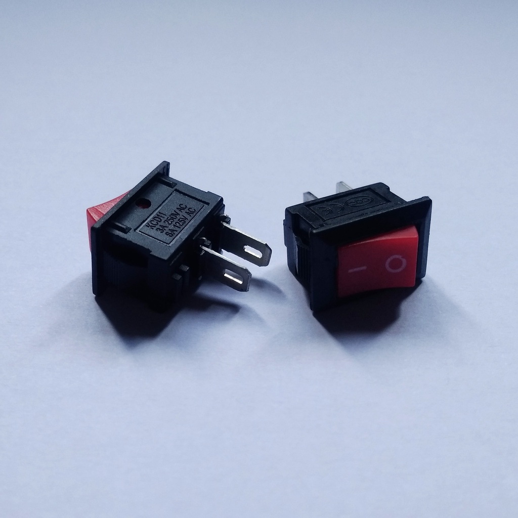 Saklar Switch On-Off 2 Pin merah Mini Kecil/Saklar Switch On-Off 2 Pin