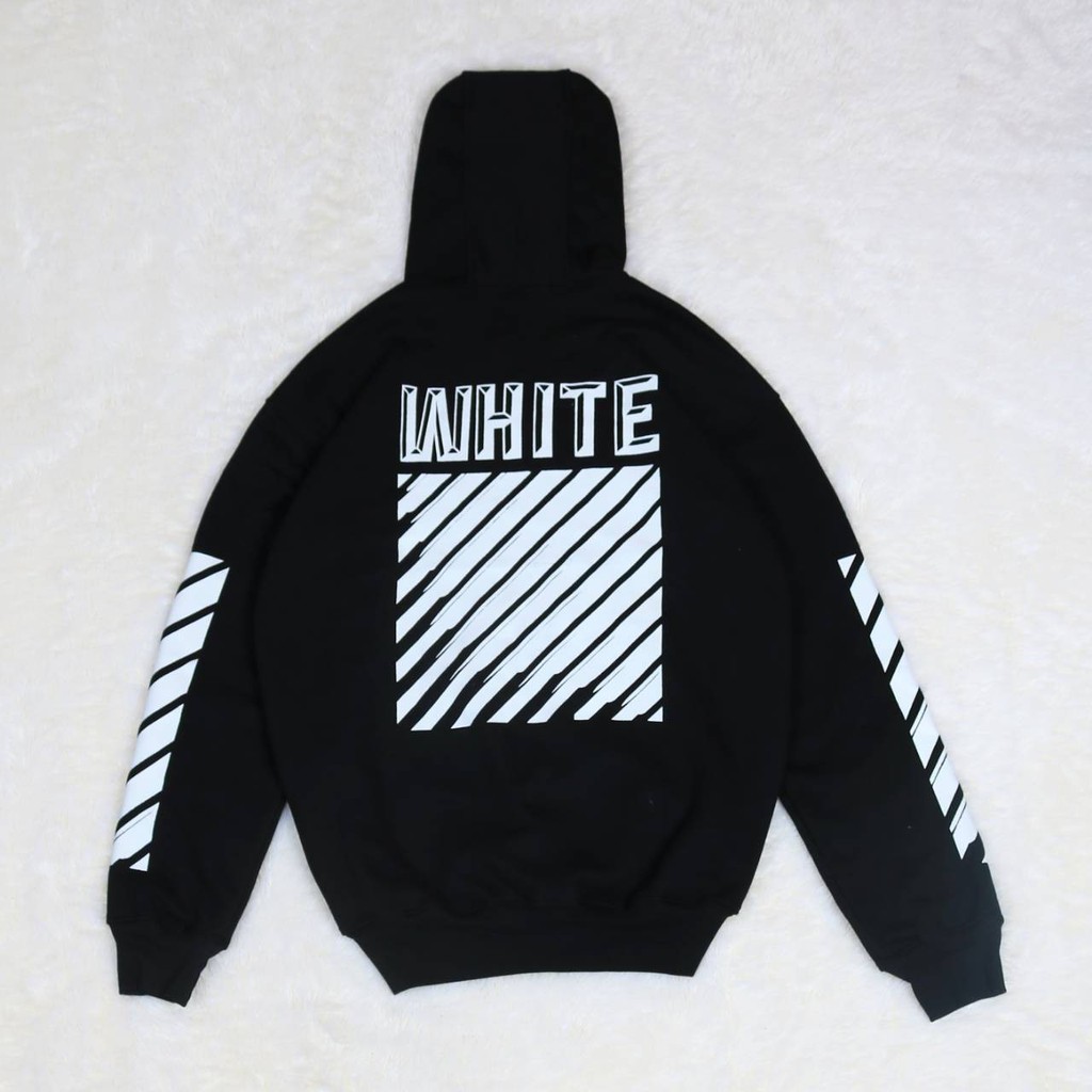 Jaket Sweater Hoodie OFF WHT DIAGONAL – Black Edition Trendy Casual Unisex Good Brand Quality Stylis