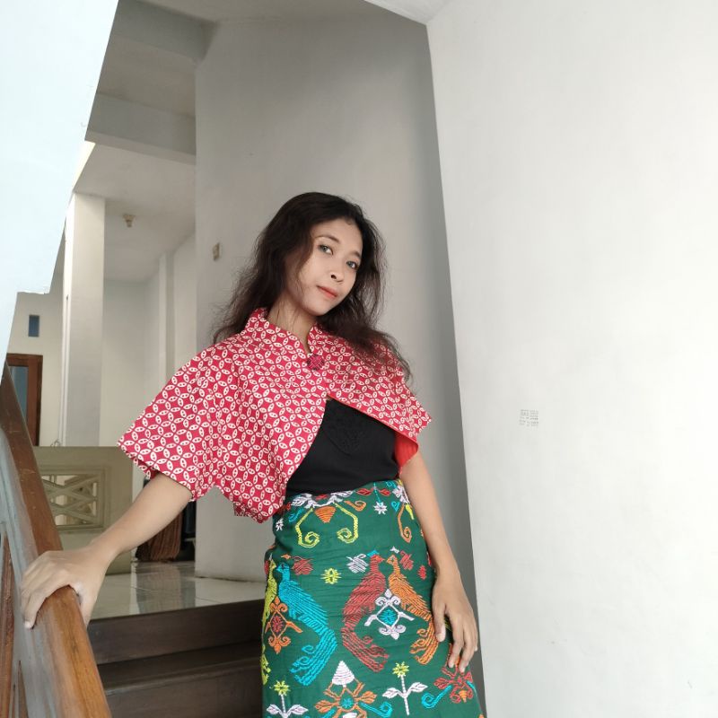 Ageman Batik Abang Atasan