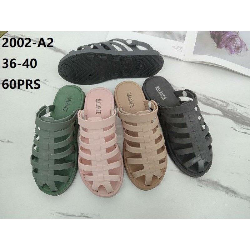 SEPATU SANDAL GLADIATOR JELLY KARET BALANCE 2002-A1