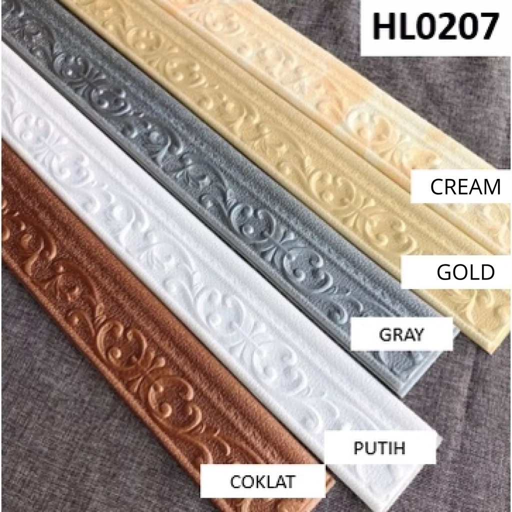 ELFYDO HL0207 Wallpaper Perbatasan Dinding Wall Border Stiker  Garis Pinggiran Perbatasan