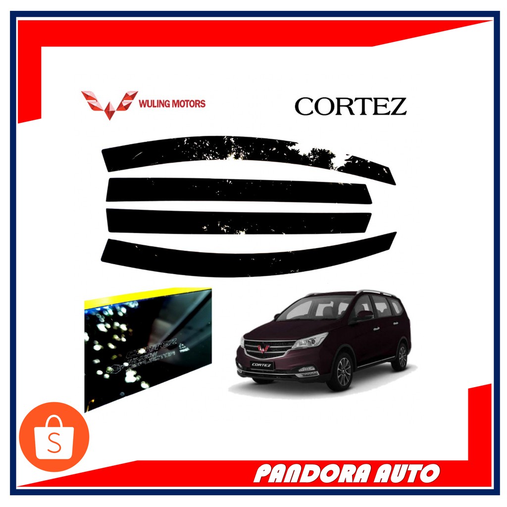 TALANG AIR MOBIL WULING CORTEZ MODEL FLAT AKRILIK HITAM