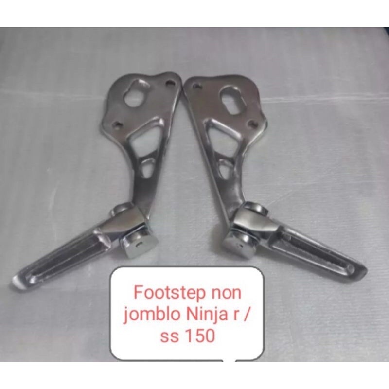 Postep step non jomblo ninja R/ninja.SS buat knalpot kobra + klem gantungan knalpot racing klem knal