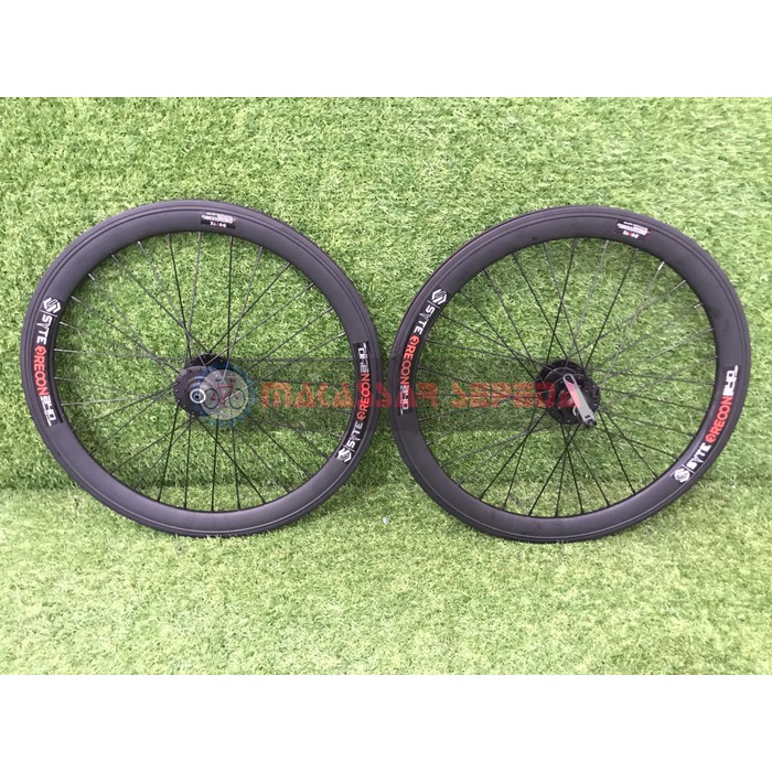 WHEELSET VELG SEPEDA SYTE RECON 451 22 DISCBRAKE 32 H