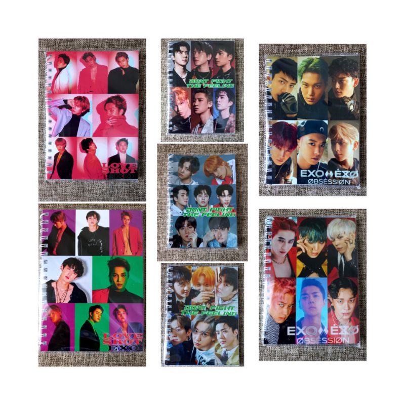 

NOTE BOOK A6 EXO / BUKU MEMO KPOP EXO